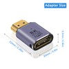 Poyiccot HDMI 2.1 Extension Adapter, 8K HDMI Converter Adapter, 48Gbps