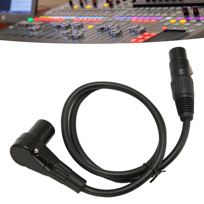 XLR to XLR Cable Elbow Male to Straight Female HiFi