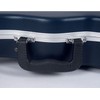 Crossrock ABS Molded Case for F-Style Mandolin | Blue Textured