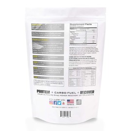 Ryno Power All Natural Whey Protein 2lb (20 Servings) 'Vanilla' - 100% Whey Protein Blend & No Fillers - Non GMO