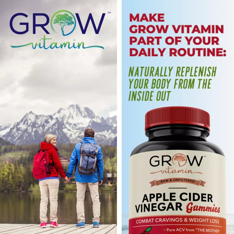 Grow Vitamin Essential Elements Apple Cider Vinegar Gummies from The