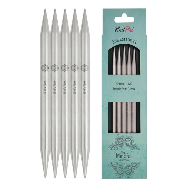 KnitPro Mindful Double Pointed Needles – 20cm x 12mm Double