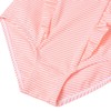 LIZENS Traje de baño de una pieza con volantes festoneados