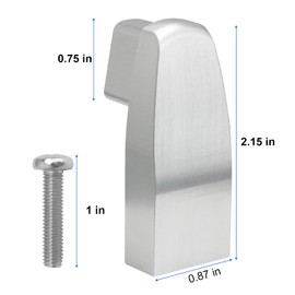 GGTE Aluminum Shower Door Towel Bar Brackets for Alumax/Basco Framed Sliding Glass Shower Door Towel Rod, Sliding Doors Replacement Parts