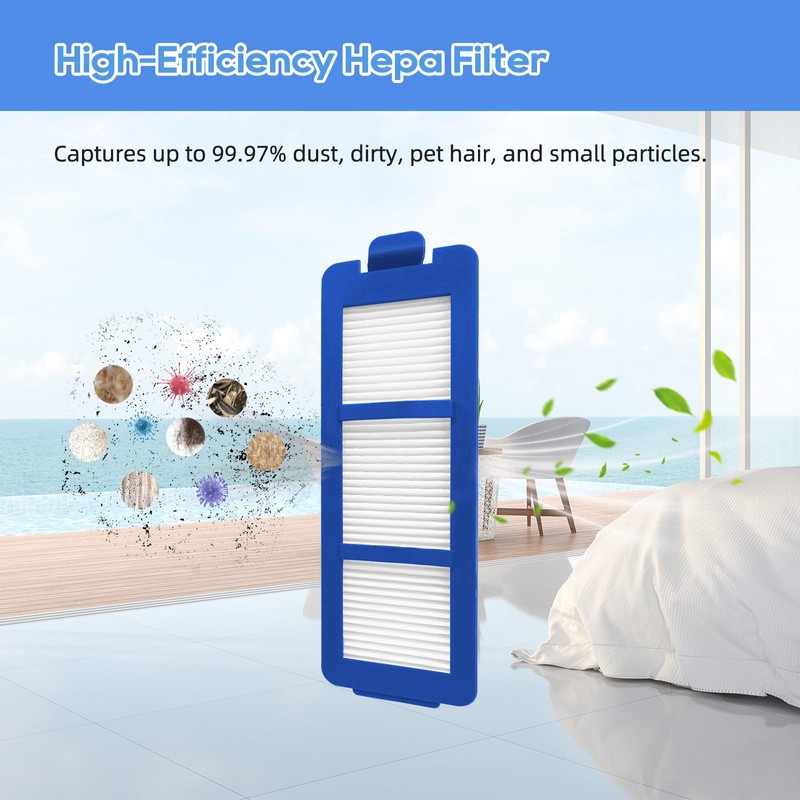 4 Pack Filters Compatible with eufy RoboVac G40, G40 Hybrid,