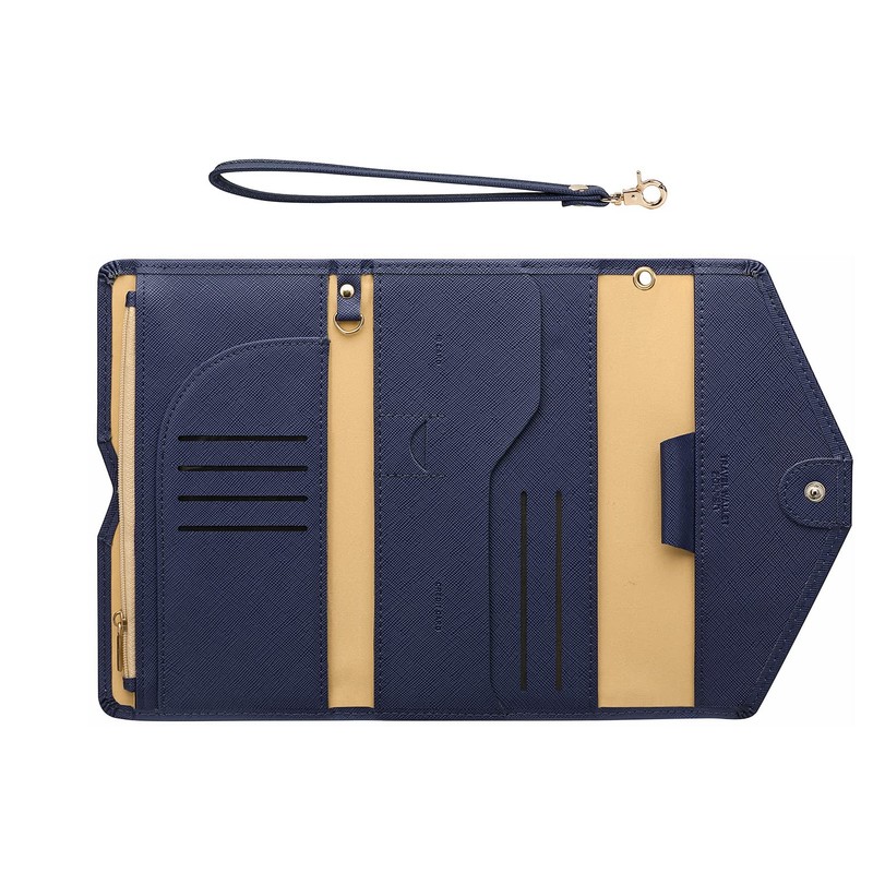 Zoppen Passport Holder for Women Travel Wallet RFID Blocking Passport