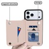 TopPerfekt for iPhone17 Pro Max Case Wallet with Card Holder,