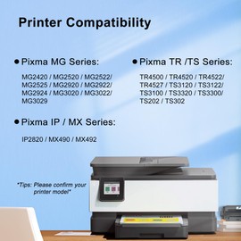 GoToners 245XL Black Ink Cartridges Compatible for Canon 245 XL Ink Cartridges PG-245XL for Pixma TR4520 MG2522 MX492 MX490 TR4500 Printer (2 Black, High Yield)