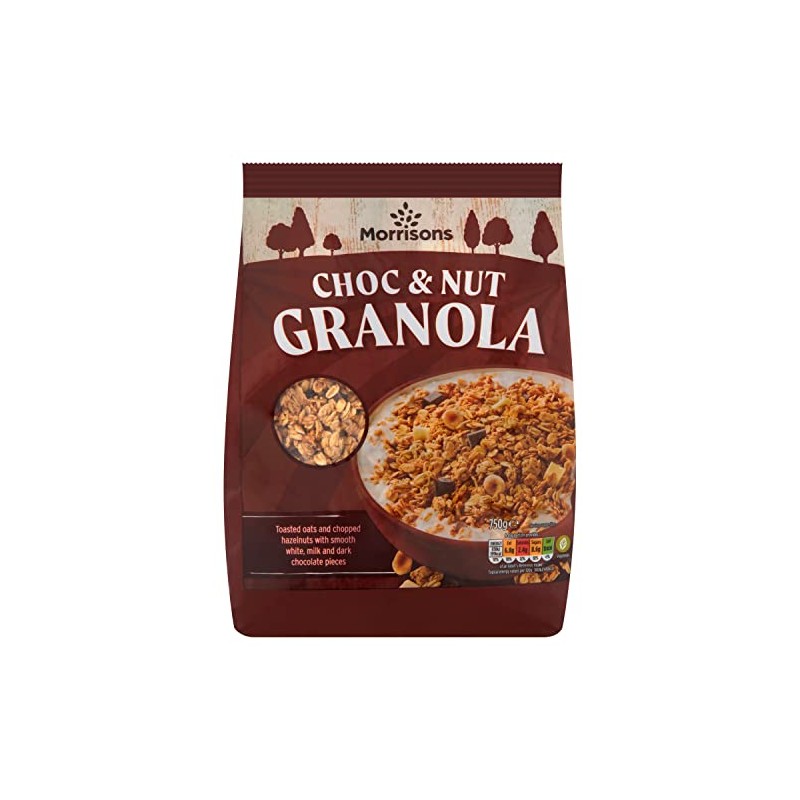 Morrisons Choc and Nut Granola, 750 g