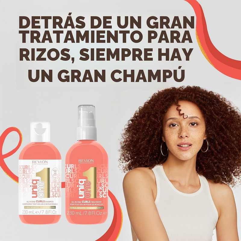 UniqOne Revlon Professional Shampoo Curls para cabello rizado 230ml
