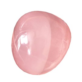 Manekieko Natural Rose Quartz Irregular Polished Crystals and Healing Stones, Palm Crystal Healing Gemstone