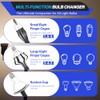 26FT Reach Light Bulb Changer for High Ceilings with Telescopic
