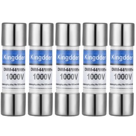 Kingdder Digital Multimeter Fuse DMM-44/100 440MA 1000V DMM Replacement Fast Acting Replacement Agent Fuse 10 x 35 mm, 3/8 Inch x 1-1/2 Inch(5 Pcs)