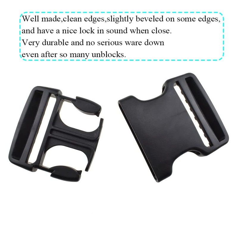 Hao Pro 2" Width Quick Side Release Buckles Speedy Pinch