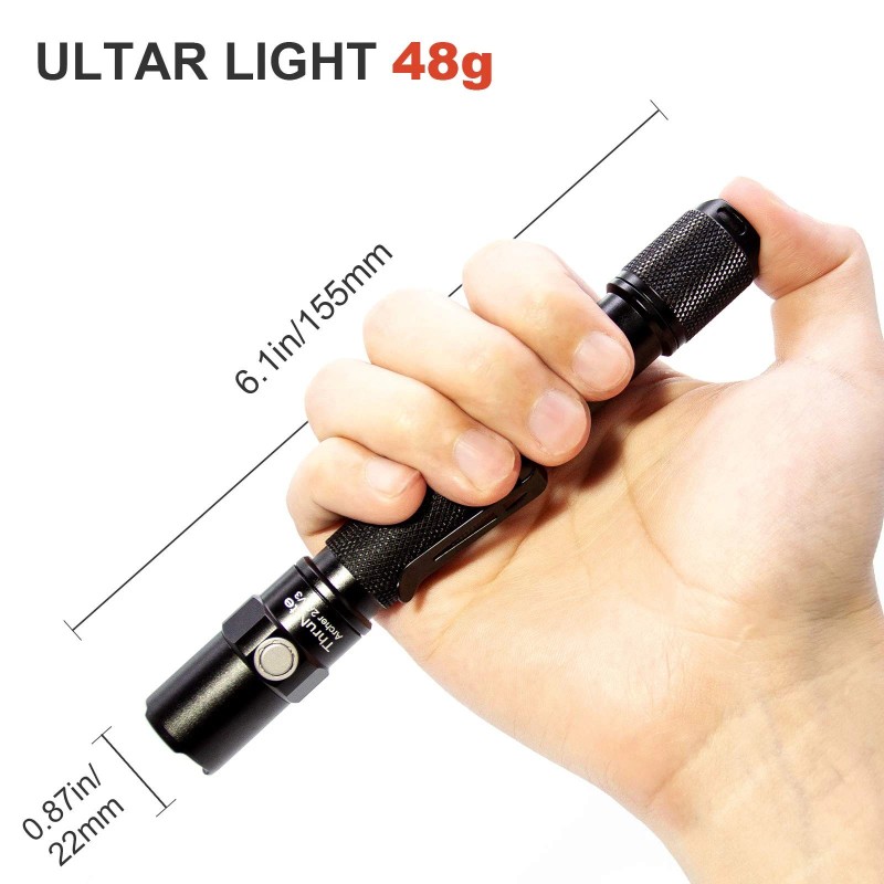 Thrunite Led Flashlight Archer 2A V3, 500 Lumens Mini Aa