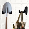 4pcs Storage Shed Hooks, Plastic J and Y Shape Tool