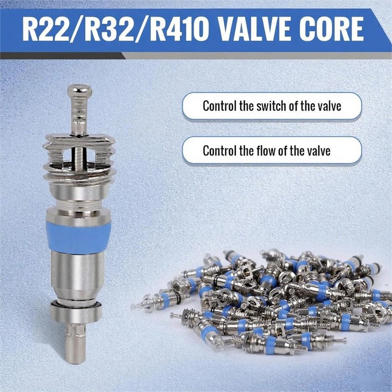 Valve Core for R410 R32 R22,High Pressure with Teflon Seal,HVAC