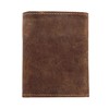 Greenburry 1798-25 Vintage Leather Mini Wallet, Handmade, brown, Vintage