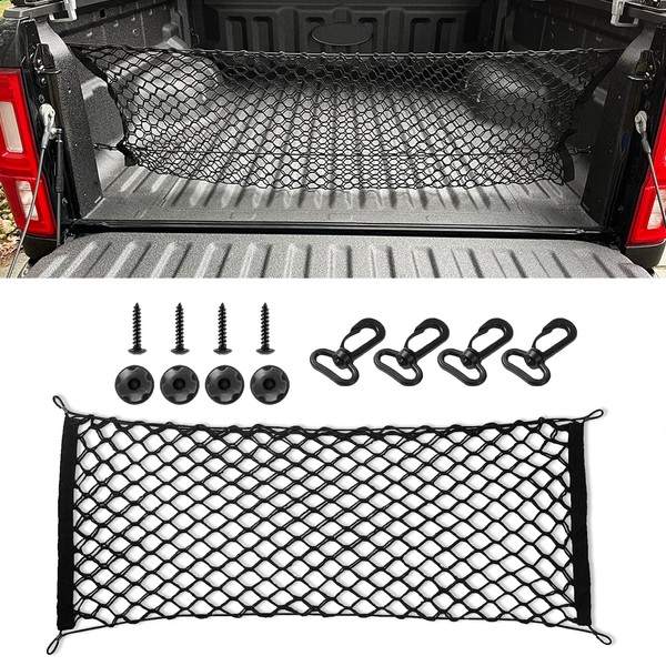 Lecctso Cargo Net, Trunk Net, Adjustable Elastic Storage Organizer Net