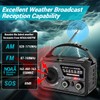 16000mah Emergency Weather Radio Hand Crank Radio Solar Radio Battery