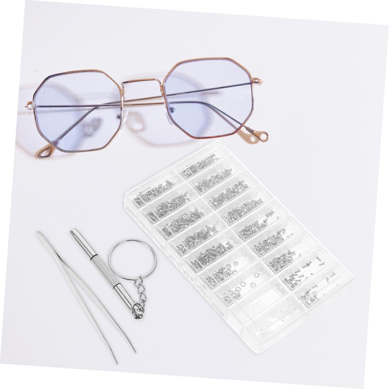 WHAMVOX 1 Set Eyeglass Repair Kit Durable Screw Set with