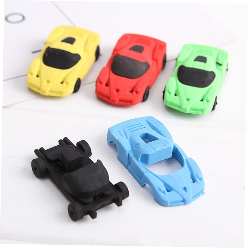 Alasum 8 Pcs Removable Eraser Novelty Eraser Car Eraser