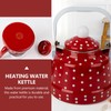 DOITOOL Vintage Tea Kettle 1.1 L Enamel Tea Kettle with