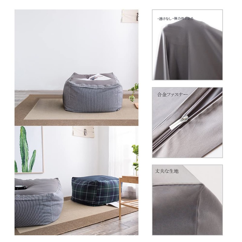 Beaded Cushion Sofa Cover Sofa Cover Solid Cotton 55x55x38cm (Pink,S(55*55cm)))