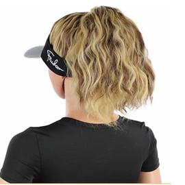 WUODHTW Hat Wig for Women Baseball Hat wig women's wig short curly hair wool curly wig ponytail braid wavy wig