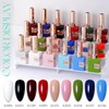Double Rhythm 15ML Gel Nail Polish Pure Sheer Same Color