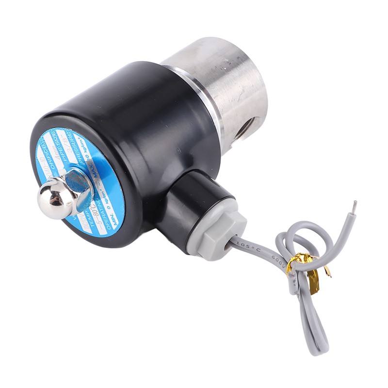 DC 12V G3/8" Stainless Steel 304 Normally Closed Electric Solenoid