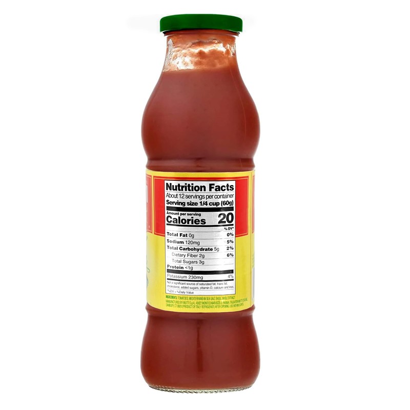 Mutti — 24.5 oz. Tomato Puree with Fresh Basil (Passata