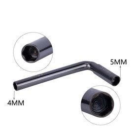 YSKMLOLP RC Car Spanner,Metal Thin Hex Nut Driver Mini Spanner M2/4mm&M2.5/5mm for RC Car 1/18 1/24 TRX4M SCX24 FCX24 AX24 FMS24 Sleeve Tools