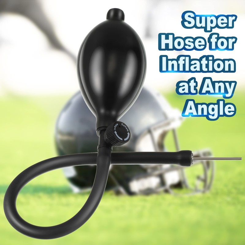 Hiboom Football Helmet Pump, Universal Helmet Inflator Hand Pump with