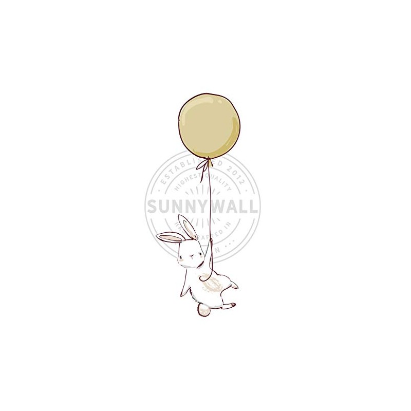 Sunnywall Wall Sticker Rabbit Rabbit Children's Room Let Your Dreams