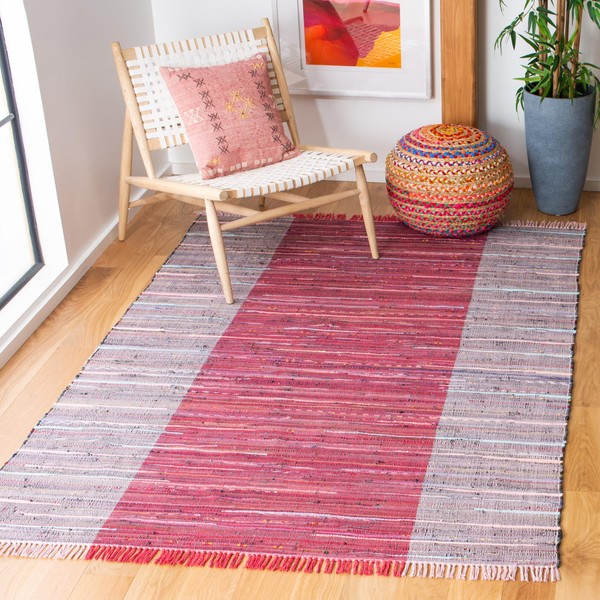 SAFAVIEH Rag Rug Collection Accent Rug - 4' x 6',