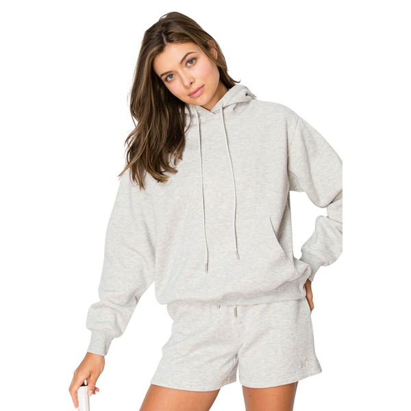 Cali1850 Women's Cloud Nine Fleece Pullover Hoodie – Relaxed Boyfriend