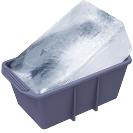 Kamehame Ice Block Mold, Extra Large Ice Cube Mold for Ice Bath, XXL Ice Mold Steel Reinforced Rim Silicone Giant Ice Brick Molds for Tub Cold Plunge, Coolers, Water Chiller Accessories