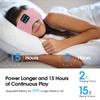 LOVE EYE Sleep Mask, Side Sleeper, Sleeping Mask with Bluetooth