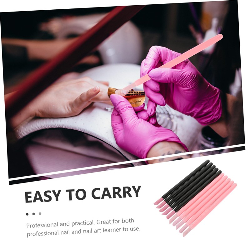 Ipetboom Manicure Pen Single Head Cuticle Remover Nail File Ceramic