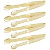 5.75" Mini Appetizer Tongs Set, Tiny Stainless Steel Small Tongs