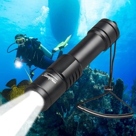 ORCATORCH D520 Diving Light Underwater Light Professional Super Bright Underwater Flashlight 150 Meters 1000 Lumens Waterproof Diving Stormtrooper Diving Light Diving Flashlight