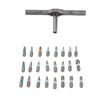 Ratchet Screwdriver Set, 24-in-1 Multi-Bit Screwdriver Set with T-Handle Driver,