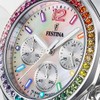 Festina Damen Analog Quarz Uhr mit Edelstahl Armband F20606/2