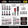 Disston BLU-MOL Xtreme 180 Piece Impact Driver/Screwdriver Bit Set E0100501