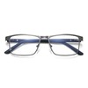 ZNEIAAPR Nearsighted Metal Myopia Glasses Men, Blue Light Spring Hinge