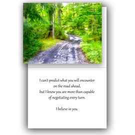 The Road Ahead Greeting Card (Upward Bound Motivational Greeting Card Series)