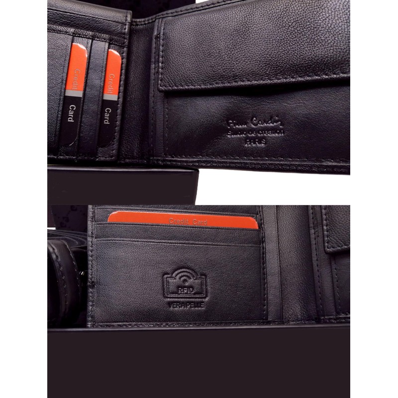 Pierre Cardin Gift Set for Men, Belt and Wallet Made