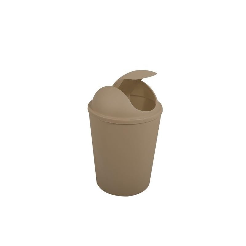MSV AKO Rubbish Bin 5.5 L with Hinged Lid Mole