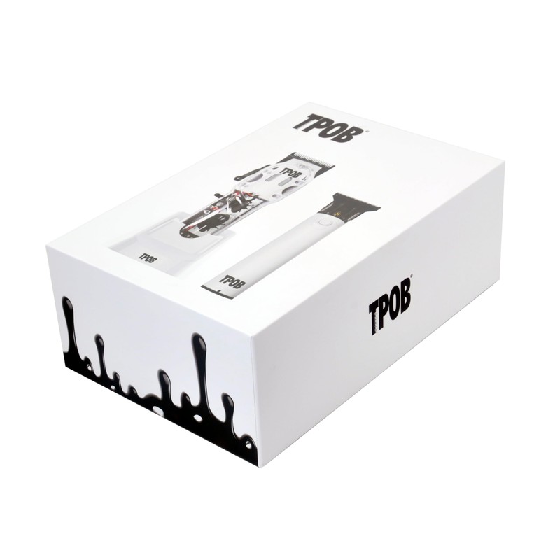 TPOB White Slime 2 Splatt Clipper Trimmer Set Barber Hair